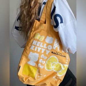 35th anniversary yellow Hello Kitty tote